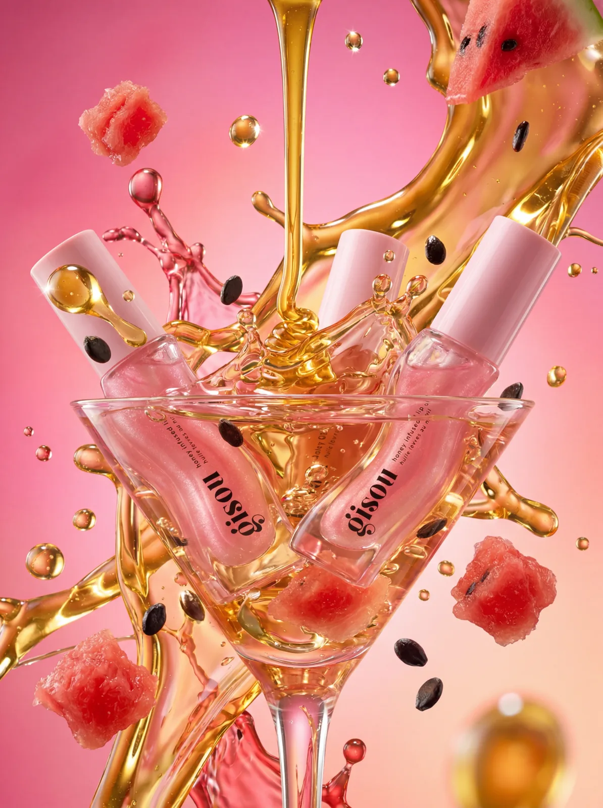 Real finished content — beauty campaign